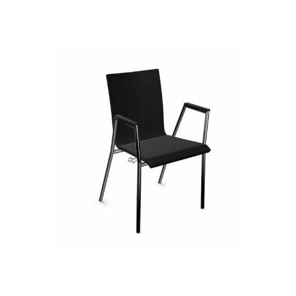 5901747593570 - Besucherstuhl Cadaira anthrazit chrom mit Armlehnen 4-Fuß-Gestell 5901747593570 Nowy Styl 5901747593570 - Besucherstuhl Cadaira anthrazit chrom mit Armlehnen 4-Fuß-Gestell 5901747593570 Nowy Styl