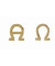 Kerzen-Verzierornament 336056.026 Alpha-Omega gold 15x15mm (HxB) 