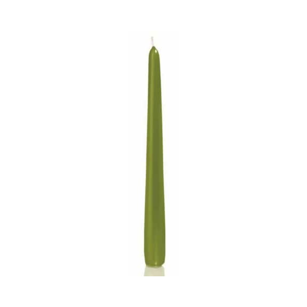12 Stück Wiedemann Kerzen 203039.011 oliv 250x25mm (HxØ) ca. 8 Stunden Brenndauer 4009406433302 Wiedemann