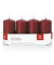 Stumpenkerzen 218156.067 ohne bordeaux 100x50mm (Hx&Oslash;) ca. 23 Stunden Brenndauer