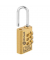 8020M Vorhangschloss Combi Lock 80 messing