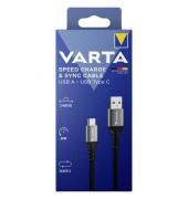 57935 101 111 Ladekabel USB-AUSB-C schwarz