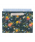 Geschenktasche 46 542 Verano dark, allgemein, Schleifenband, mit Goldprägung, Blumen Gräser, 250mm x 180mm