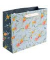 Geschenktasche 46 543 Verano light, allgemein, Schleifenband, mit Goldprägung, Blumen Gräser, 330mm x 270mm
