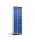 8170-211/RAL7035-5010 S10009 Verteilerschrank 2Abteil je11Fä grau/bl