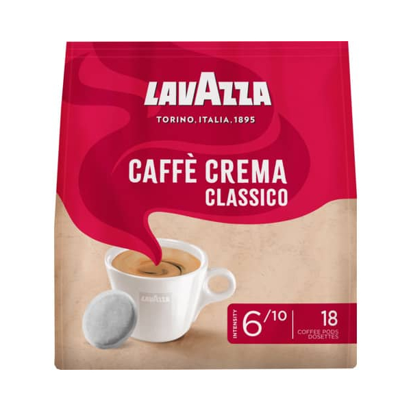 8000070026940 - 3963589009 Kaffeepads Caffè Crema Classico 18 ST 8000070026940 LAVAZZA 125 Gramm 8000070026940 - 3963589009 Kaffeepads Caffè Crema Classico 18 ST 8000070026940 LAVAZZA 125 Gramm