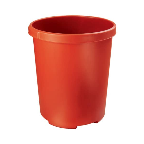 4012473183636 - Papierkorb Kunststoff Volumen 50 l HxØ 490 x 430 mm rot kaiserkraft