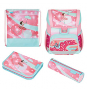 Schultaschenset 50043064, gemustert, gemustert, mit Schnallen