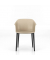 WITA001-00000064 Besucherstuhl m.AL Frame schw/creme