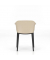 WITA001-00000064 Besucherstuhl m.AL Frame schw/creme