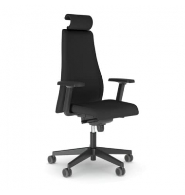 WVID001-00000903 Drehstuhl mit AL Aircare+Kopfst. schwarz
