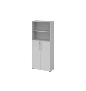 V477055BM Flügeltürenschrank Grau Grau