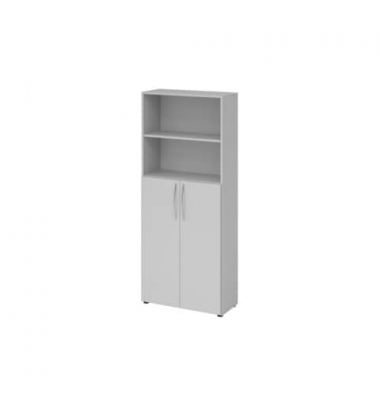 Regalschrank MONT.V4770/5/5/BM, nein, 5 OH, grau, 80x188x34,6cm (BxHxT)