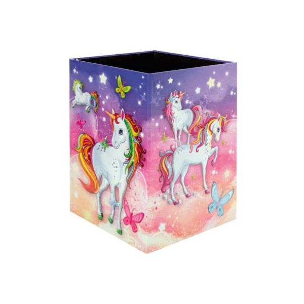 4008705197380 - Papierkorb 19738 15 Liter eckig Motiv Einhorn 4008705197380 Herma