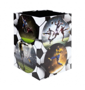 19739 Papierkorb 15l eckig Fußball