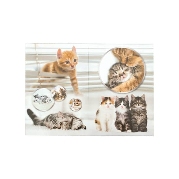 4008705197403 - Papierkorb 19740 15 Liter eckig Motiv Katzen 4008705197403 Herma