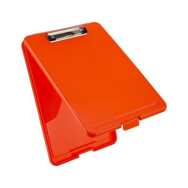 4006677558024 - Klemmbrettmappe SlimMate 55802 A4 neonorange Kunststoff inkl Aufhängeöse 4006677558024 Läufer