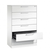 Karteikartenschrank für A5 Ka. weiß
