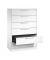 Karteikartenschrank für A5 Ka. weiß