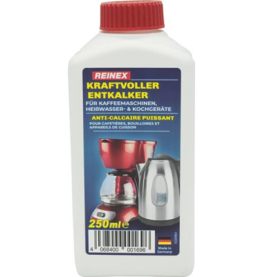 Kraftvoller Entkalker, 250 ml für Kaffeemaschine, Heißwasser- und