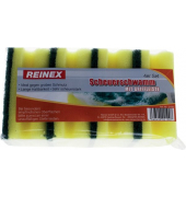 Scheuerschwamm, 4er Pack mit rauer und weicher Schwammseite