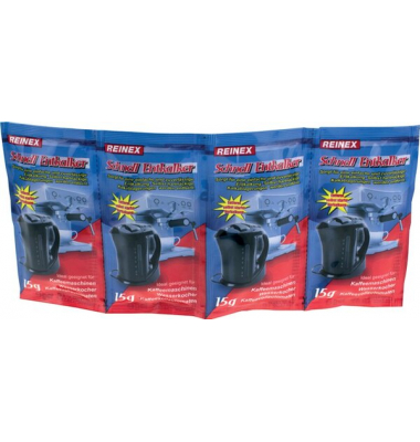 Entkalkerbeutel, 4x 15 g portionierbar für Kaffeemascinen,Kaffeevollautomaten