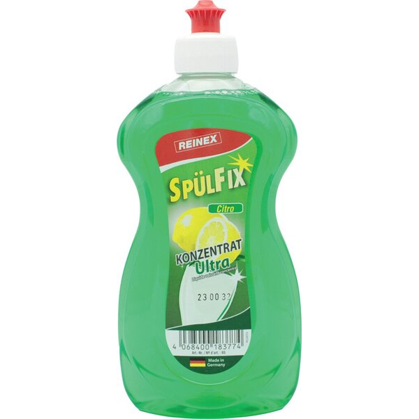 4068400183774 - Geschirrspülmittel 65 Spülfix Ultra Citro 500ml Flasche Zitrone 4068400183774 Reinex