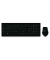 Tastatur-Maus-Set MROS104, kabellos (USB-Funk), Taschenrechnerfunktion, schwarz