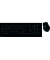 Tastatur-Maus-Set MROS104, kabellos (USB-Funk), Taschenrechnerfunktion, schwarz