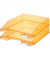 Briefablage Klassik 1026-X-28, A4/C4, orange-transparent, Polystyrol stapelbar