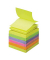 Haftnotizen R330-NR, Z-Notes, 76x76mm, farbig sortiert (gelb/gr&uuml;n/flieder/pink/orange), quadratisch