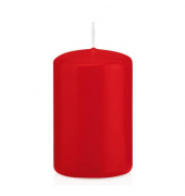 Stumpenkerzen 618308.001 ohne rot 80x50mm (Hx&Oslash;) ca. 18 Stunden Brenndauer