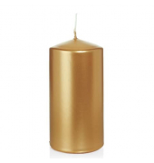Stumpenkerzen 726117.026 gold 120x60mm (HxØ) ca. 40 Stunden Brenndauer