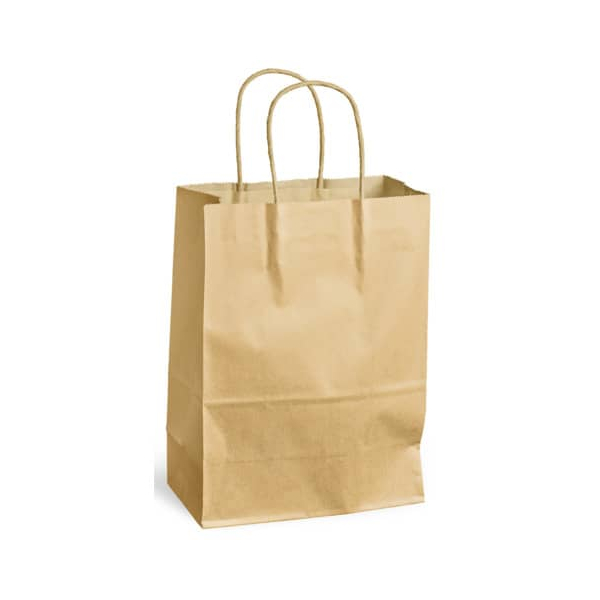 Pack'n Post Tragetasche 30108497, 3,5 Liter, außen 18x8x24cm, Papier, braun, ohne 4003928017606 Pack'n Post 300 Stück