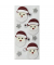 9007-312 Weihnachtsetikett Schneemänner