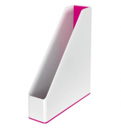 Stehsammler WOW Duo Colour 5362-10-26, A4, pink metallic, Polystyren, 73mm