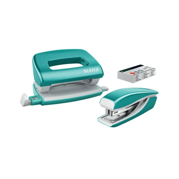 4002432135509 - AKTION LEITZ Locher und Heftgeräte Set NeXXt WOW rot-metallic mit Prämie nach Registrierung