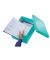 Archivbox WOW 6044-00-26, A4 quer, eisblau, innen 26,5x33,5x18,8cm, Karton