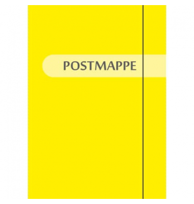  46319 Sammelmappe Postmappe A4 400g/m² Karton gelb