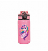 89330 Trinkflasche Edelstahl Einhornportrait