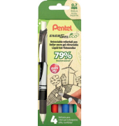 BL77E-4 Gelschreiber 4ST Energel Eco sortiert