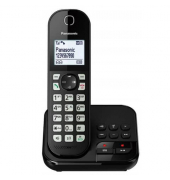 Panasonic KX-TGC460GB Schnurloses Telefon mit Anrufbeantworter schwarz