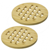 2 WESTMARK Untersetzer Tapas + Friends hellbraun 20,0 cm
