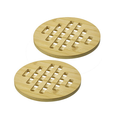 2 WESTMARK Untersetzer Tapas + Friends hellbraun 20,0 cm