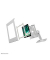 Neomounts by Newstar Tablet-Ständer DS15-650WH1 weiß, Tischbohrung