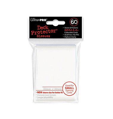 60 AMIGO Sammelkarten-Hüllen weiß 6,2 x 8,9 cm