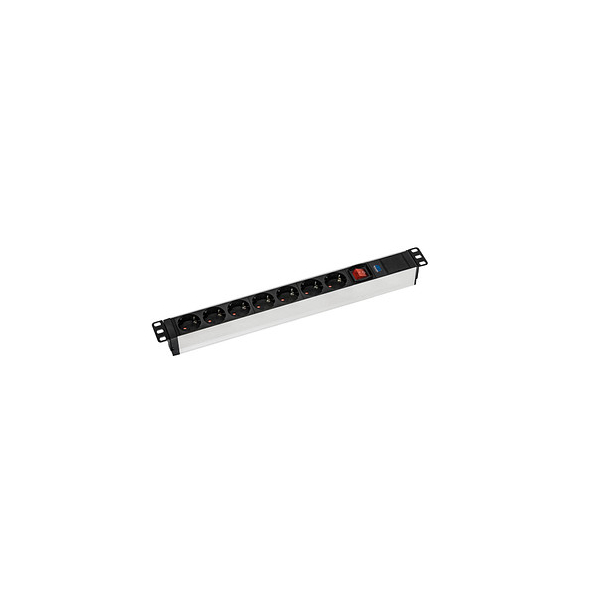 4011160181955 - 19 Zoll RACK 7-fach Steckdosenleiste für Serverschrank 20 m schwarz 4011160181955 as-Schwabe
