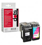  schwarz, color Druckköpfe kompatibel zu Canon PG-545XL + CL-546XL, 2er-Set