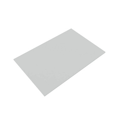 Tischplatte platingrau rechteckig 120 x 80 x 2,5 cm