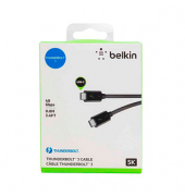 belkin Thunderbolt 3 USB-C-Stecker Kabel 0,8 m schwarz